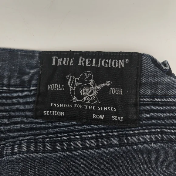 True Religion Men's Dark Blue Relaxed Jeans - Picture 8 of 8